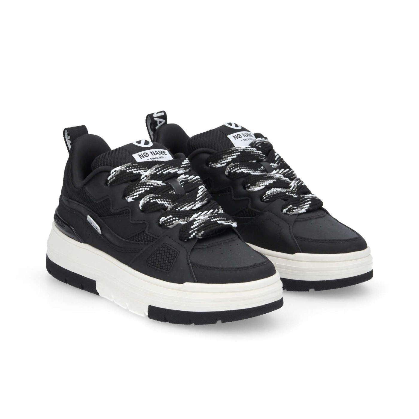 NOLLIE SNEAKER W  -  NAPPA/NUB/STRAW  - NERO